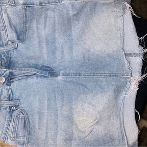 Jean skirt Once used